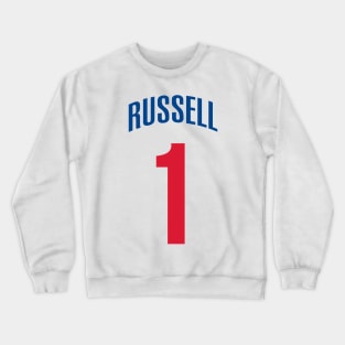 DeAngelo Russell Jersey Poster Crewneck Sweatshirt